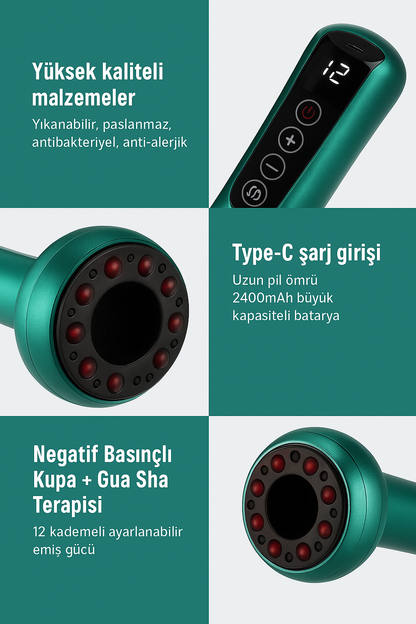 GlowSkin™ Vücut Şekillendirici Kupa Masaj Aleti